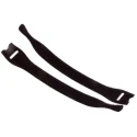 HellermannTyton Cable Tie Hook & Loop 150 mm Length x 12.5 mm Width Black Polypropylene 130-00012 TEXTIE S-PA66/PP-BK