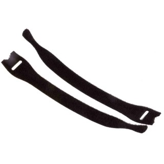HellermannTyton Cable Tie Hook & Loop 150 mm Length x 12.5 mm Width Black Polypropylene 130-00012 TEXTIE S-PA66/PP-BK