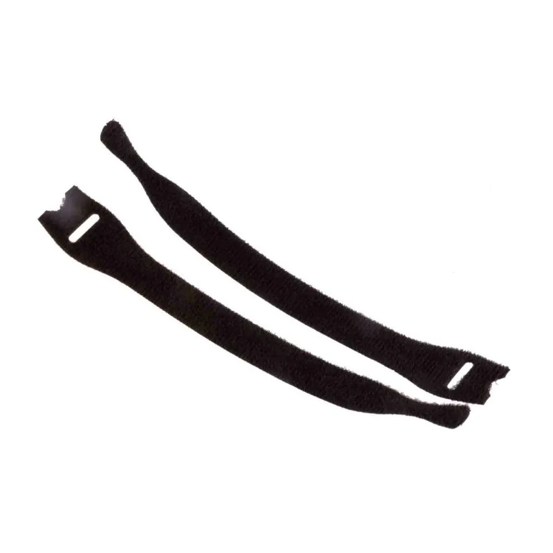 HellermannTyton Cable Tie Hook & Loop 150 mm Length x 12.5 mm Width Black Polypropylene 130-00012 TEXTIE S-PA66/PP-BK