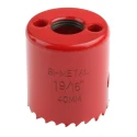 RS PRO Bi-Metal Hole Saw Drill Bit 40 mm Diameter HSS for Plastic Ferrous Wood Non-Ferrous Metal 216-202