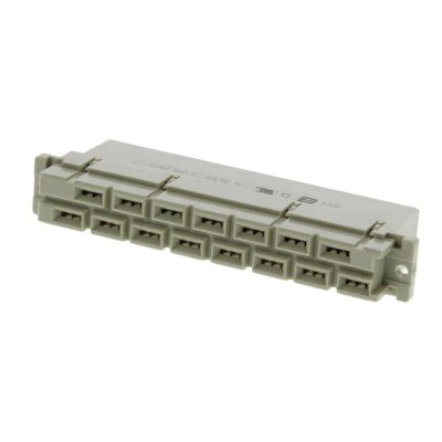 HARTING DIN 41612 15 Way 6.5 mm Pitch Type Through Hole Type H15 Solder Class C1 2 Row Female Straight 09060152813