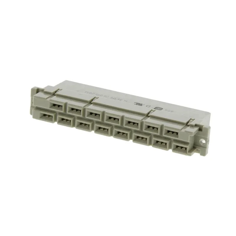 HARTING DIN 41612 15 Way 6.5 mm Pitch Type Through Hole Type H15 Solder Class C1 2 Row Female Straight 09060152813
