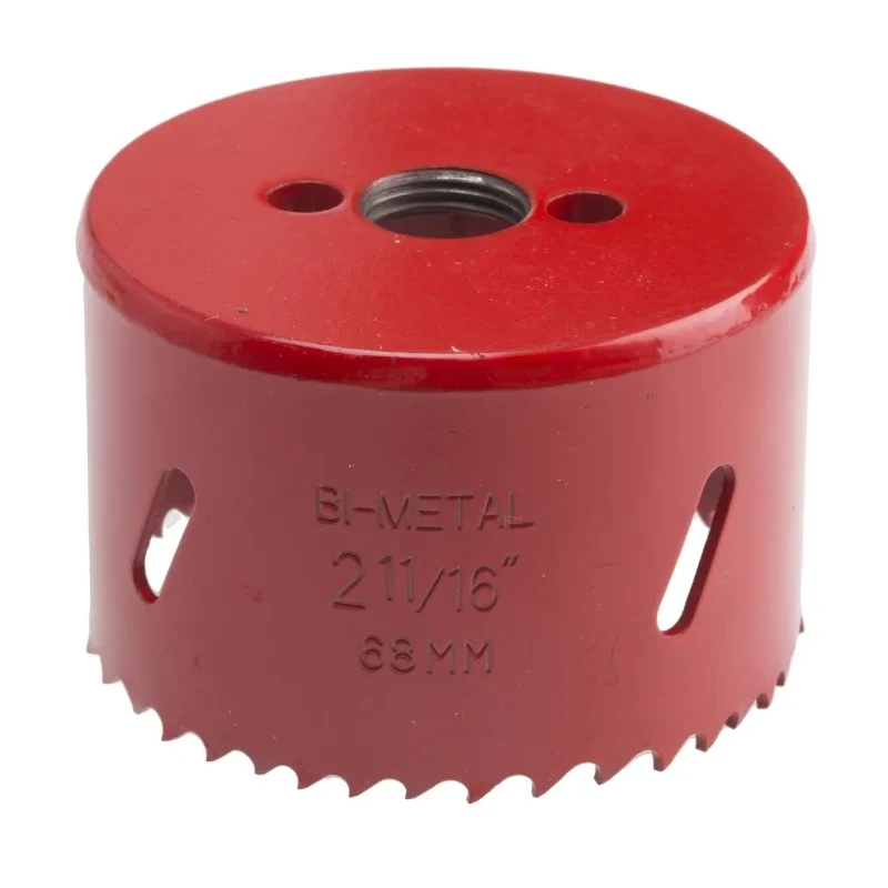 RS PRO 68 mm Diameter Bi-Metal HSS Hole Saw Drill Bit for Wood, Non-Ferrous Metal, Ferrous, Plastic 216-381