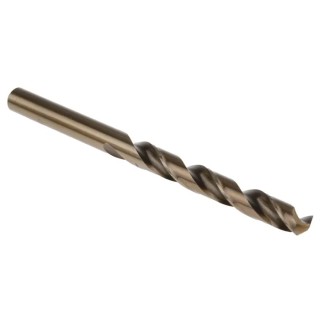 RS PRO Cobalt High Speed Steel Drill Bit 7.5mm Diameter, 109mm Overall Length, 4 Flutes, Cylindrical Shank, Amber 216-448