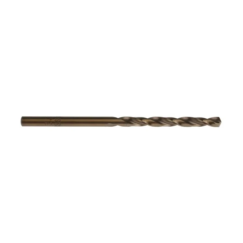 RS PRO Cobalt High Speed Steel Twist Drill Bits 3.3 mm Shank Size, 65 mm Overall Length, 10 Pieces 216-482
