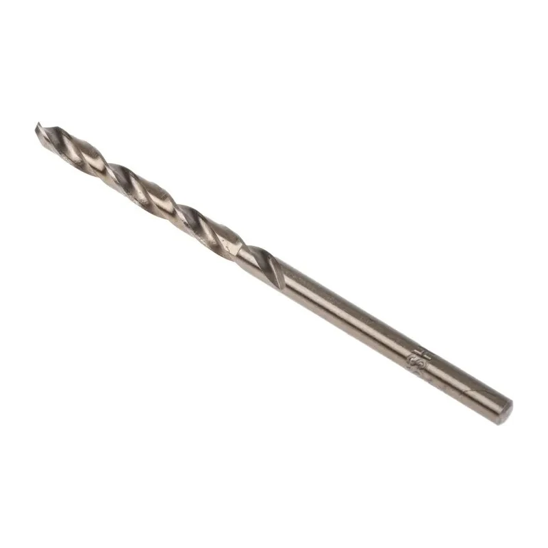 RS PRO Cobalt High Speed Steel Jobber Drill Bit, 61mm Overall Length, 3mm Size, 10 Pieces 216-498