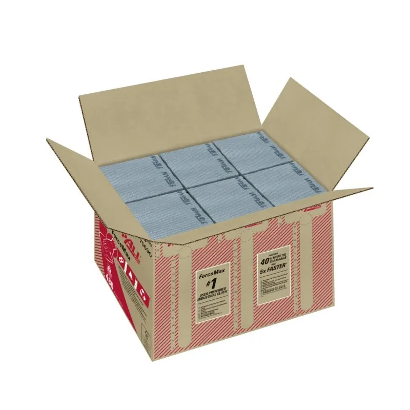 WYPALL WypAll Grey Industrial Cleaning Cloths Dry Use Box 480 Per Pack 335 x 345 mm 7569