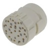 HARTING Female Circular Connector Insert 17 Way, Copper Material, IP69K/IP67, Han M23 Series 09151173101