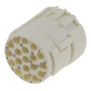 HARTING Circular Connector Insert 19 Contacts Cable M23 Connector Plug Female IP67 IP69K Han M23 Series 09151193101