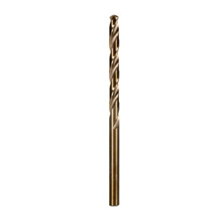 RS PRO Cobalt High Speed Steel Twist Drill Bit, 4mm Size, 75mm Overall Length, 43mm Drilling Length, Plain Shank 216-606