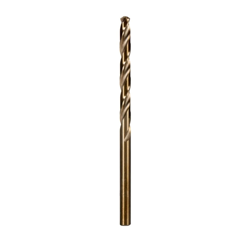 RS PRO Cobalt High Speed Steel Twist Drill Bit, 4mm Size, 75mm Overall Length, 43mm Drilling Length, Plain Shank 216-606
