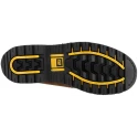 CAT Holton Brown Steel Toe Capped Men's Safety Boots Size UK 10 EU 44 Nubuck Heat Resistant Sole P708025