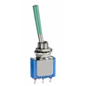 APEM Panel Mount Latching Toggle Switch SPDT, Solder Terminal, Actuator Length 23.1mm 5636AB-21+U643
