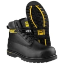CAT Holton Black Steel Toe Capped Men's Safety Boots Size UK 11 EU 45 Heat Resistant SRC Slip Resistant P708026