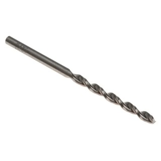 RS PRO High-Speed Steel (HSS) Drill Bit 3.3 mm Diameter, 65 mm Overall Length, Helical Flute, Plain Shank, 10 Pieces 217-429