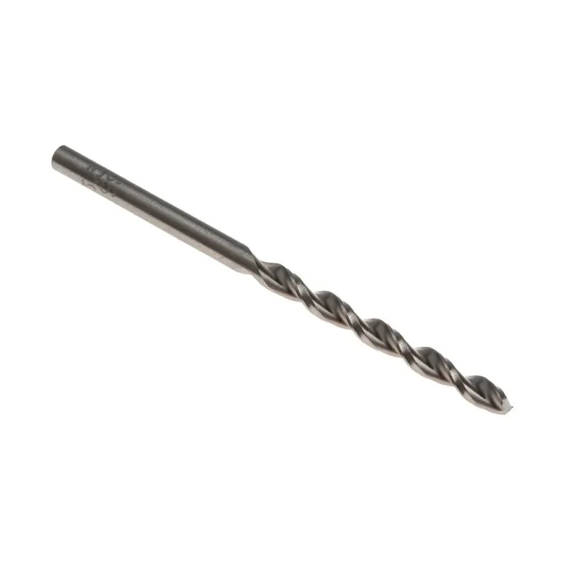 RS PRO High-Speed Steel (HSS) Drill Bit 3.3 mm Diameter, 65 mm Overall Length, Helical Flute, Plain Shank, 10 Pieces 217-429