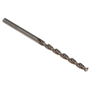 RS PRO HSS High-Speed Steel Drill Bit 3mm Size, 61mm Overall Length, Right Cutting Direction, Plain Shank, 10 Pieces 217-435