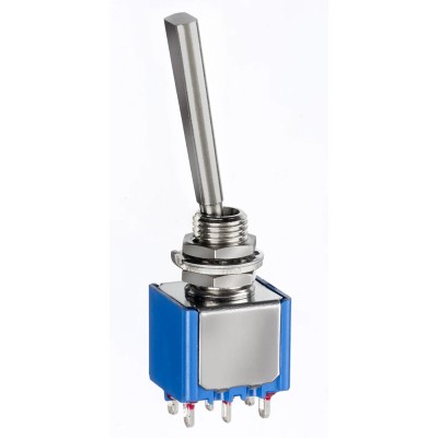 APEM Toggle Switch Panel Mount On-On DPDT Solder Lug Terminal 5642AB-8