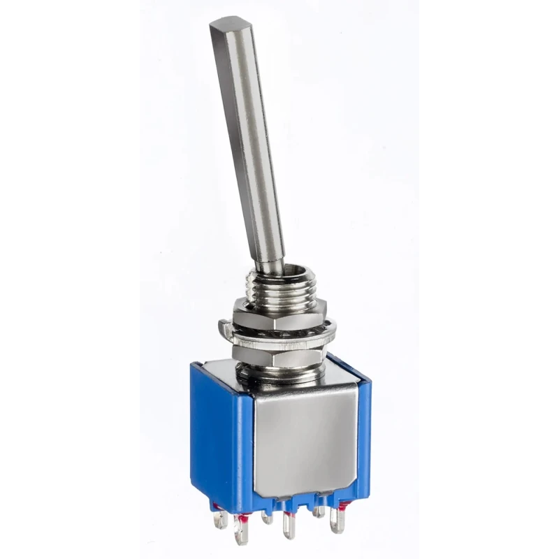 APEM Toggle Switch Panel Mount On-On DPDT Solder Lug Terminal 5642AB-8