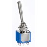 APEM Toggle Switch Panel Mount On-On DPDT Solder Lug Terminal 5642AB-8
