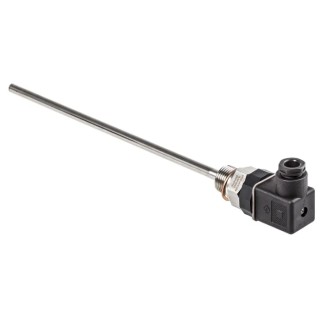 Jumo PT100 RTD Sensor Stainless Steel Probe 8 mm Diameter, 250 mm Length, 2 Wire, Class B Accuracy, Max 270 °C PT100