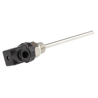 Jumo PT100 RTD Sensor 8 mm Dia, 150 mm Long, 2 Wire, Class B Accuracy, Stainless Steel Probe PT100