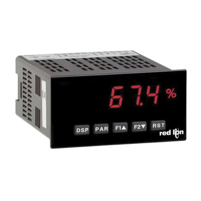 Red Lion Digital Panel Multifunction Meter Voltage Current Temperature 44.5 mm x 91.4 mm PAXT0010