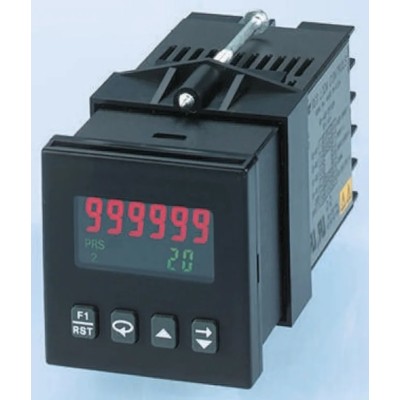 Red Lion 6 Digit Preset Counter with Manual Reset 7.62mm Digit Height C48CD112