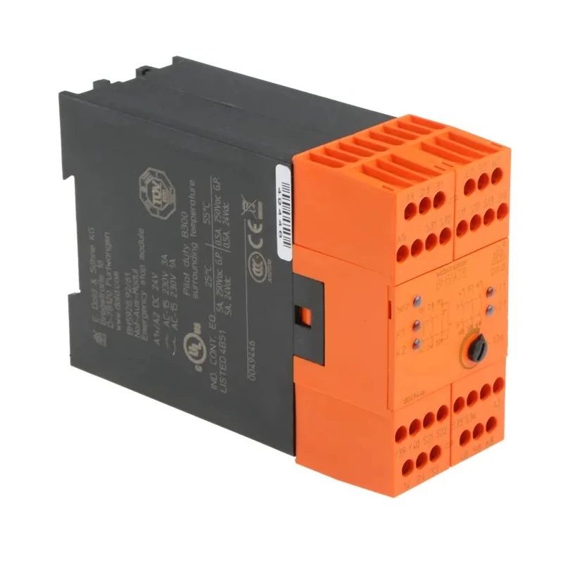 Dold 24V Safety Relay with 3 Safety Contacts, DIN Rail Mount, Model BH5928.92 DC24V 1-10S