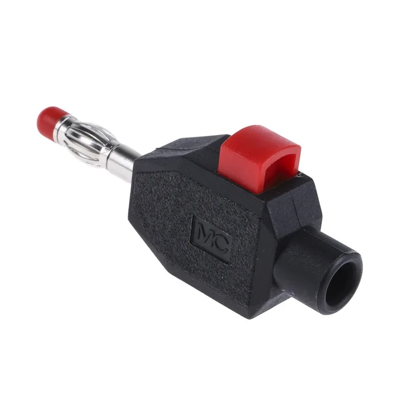 Staubli Black Male Banana Plug 4 mm Connector Clamp Termination 30 V 60 V DC 10A Nickel Plating 22.3006-21