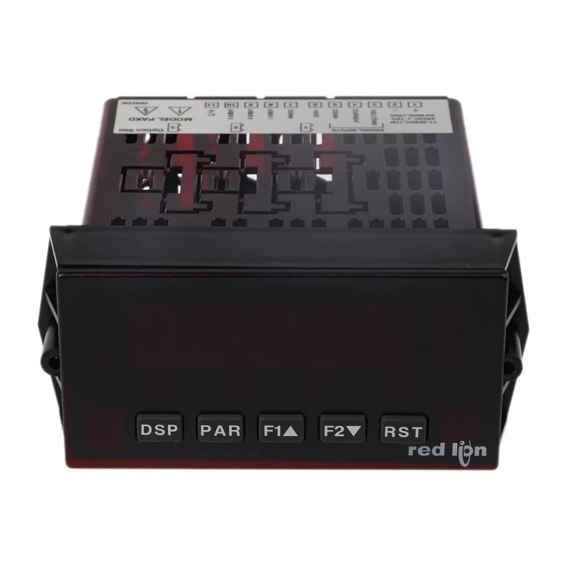 Red Lion LED Digital Panel Multifunction Meter for Current, Voltage, Temperature, Strain 96.5 mm x 49.5 mm PAXD0010