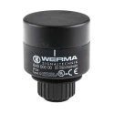 Werma 845 Series Terminal Unit 230V AC/DC, Black Housing, IP54 Protection IP54