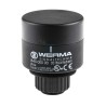 Werma 845 Series Terminal Unit 230V AC/DC, Black Housing, IP54 Protection IP54