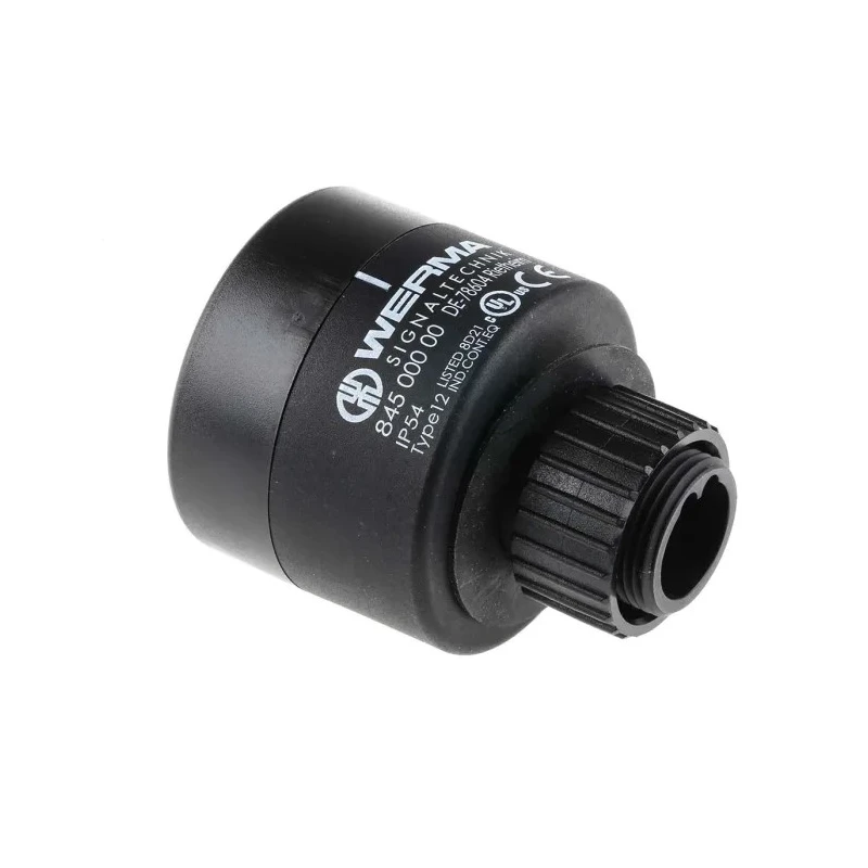 Werma 845 Series Terminal Unit 230V AC/DC, Black Housing, IP54 Protection IP54
