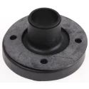 Werma Base Unit for Surface Mounting, 37mm Height, 70mm Diameter, Fibreglass-Reinforced PA Housing, Black 975.845.01