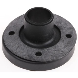 Werma Base Unit for Surface Mounting, 37mm Height, 70mm Diameter, Fibreglass-Reinforced PA Housing, Black 975.845.01