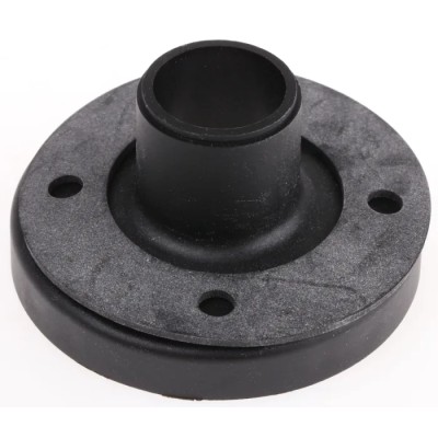Werma Base Unit for Surface Mounting, 37mm Height, 70mm Diameter, Fibreglass-Reinforced PA Housing, Black 975.845.01