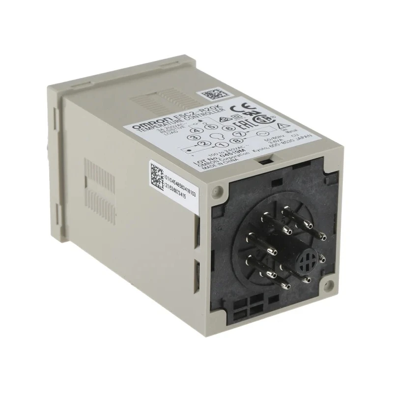 Omron On-Off Temperature Controller 4 Input 4 Output Relay 3A 100-240V AC Panel DIN Rail Mount E5C2-R20K 100-240VAC 0-600