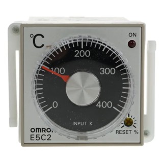 Omron On-Off Temperature Controller with Relay Output 1 Input K Type Thermocouple 100-240V AC E5C2-R40K 100-240VAC 0-400