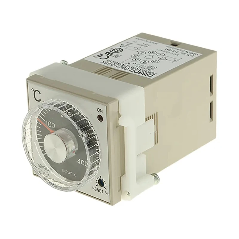 Omron On-Off Temperature Controller with Relay Output 1 Input K Type Thermocouple 100-240V AC E5C2-R40K 100-240VAC 0-400