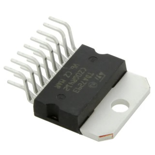 STMicroelectronics Audio Amplifier IC, 15-Pin Multiwatt Package, 100W Class A-B, Through Hole Mount TDA7293V