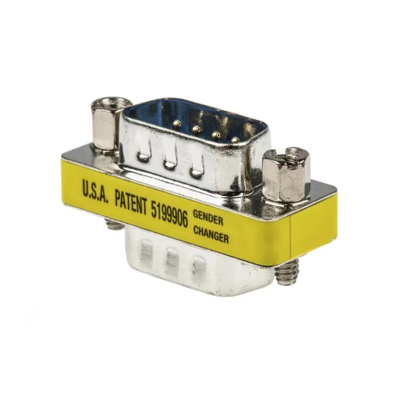 RS PRO D-Sub Adapter 9-Way Male to Male, Straight 31.2mm 218-239