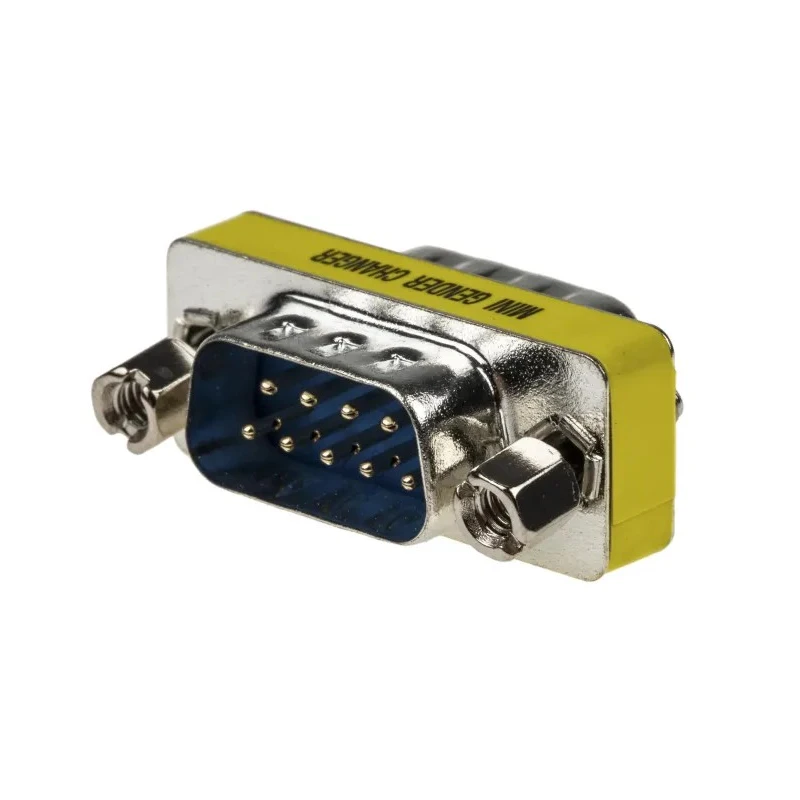RS PRO D-Sub Adapter 9-Way Male to Male, Straight 31.2mm 218-239