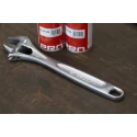 Facom 34 mm Jaw Capacity Adjustable Spanner, 306 mm Overall Length, Chrome Vanadium Steel, Metal Handle 113A.12C
