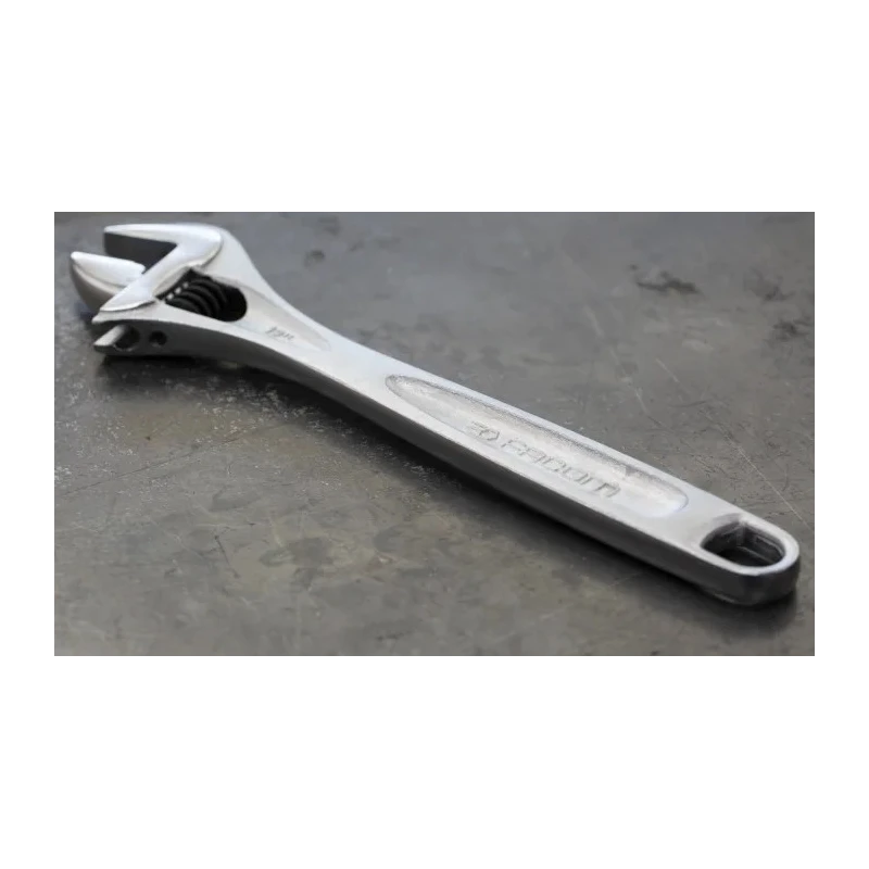 Facom 34 mm Jaw Capacity Adjustable Spanner, 306 mm Overall Length, Chrome Vanadium Steel, Metal Handle 113A.12C