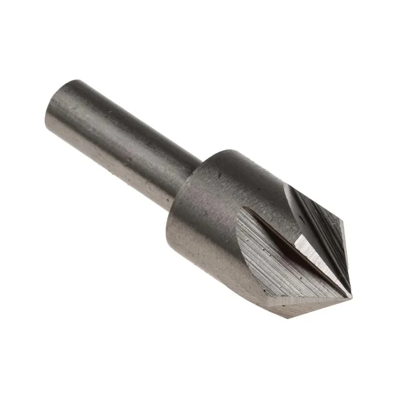 RS PRO High Speed Steel Countersink Drill Bit, 12 mm Head Diameter, 5 Flutes, 90° Angle, 1 Piece 218-595