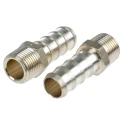 Legris Pneumatic Brass Pipe Fitting Threaded Adapter Male BSPT 3/8 in to Male 0123 12 17