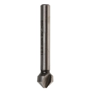 RS PRO HSS Drill Bit 10 mm Head Diameter 3 Flutes 90° Countersink Angle 218-668