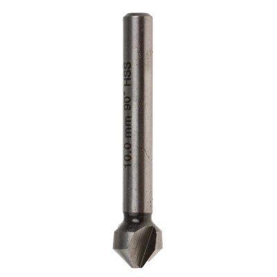 RS PRO HSS Drill Bit 10 mm Head Diameter 3 Flutes 90° Countersink Angle 218-668