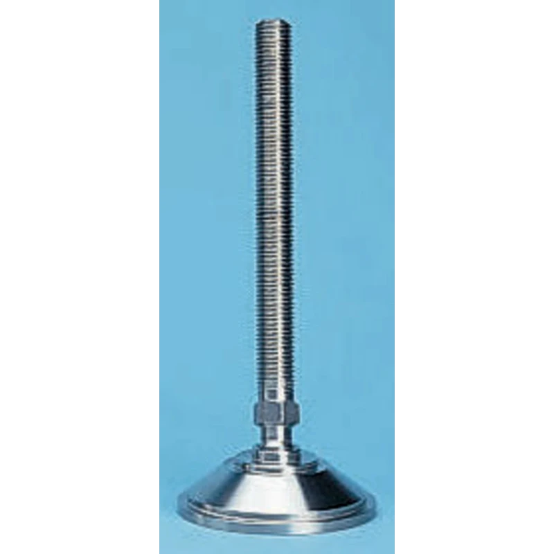 Nu-Tech Engineering Adjustable Foot Stainless Steel M24 Thread Size 100 mm Base Diameter 4000 kg Static Load A080/012
